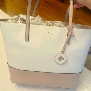 Kate Spade large two tone tote bag